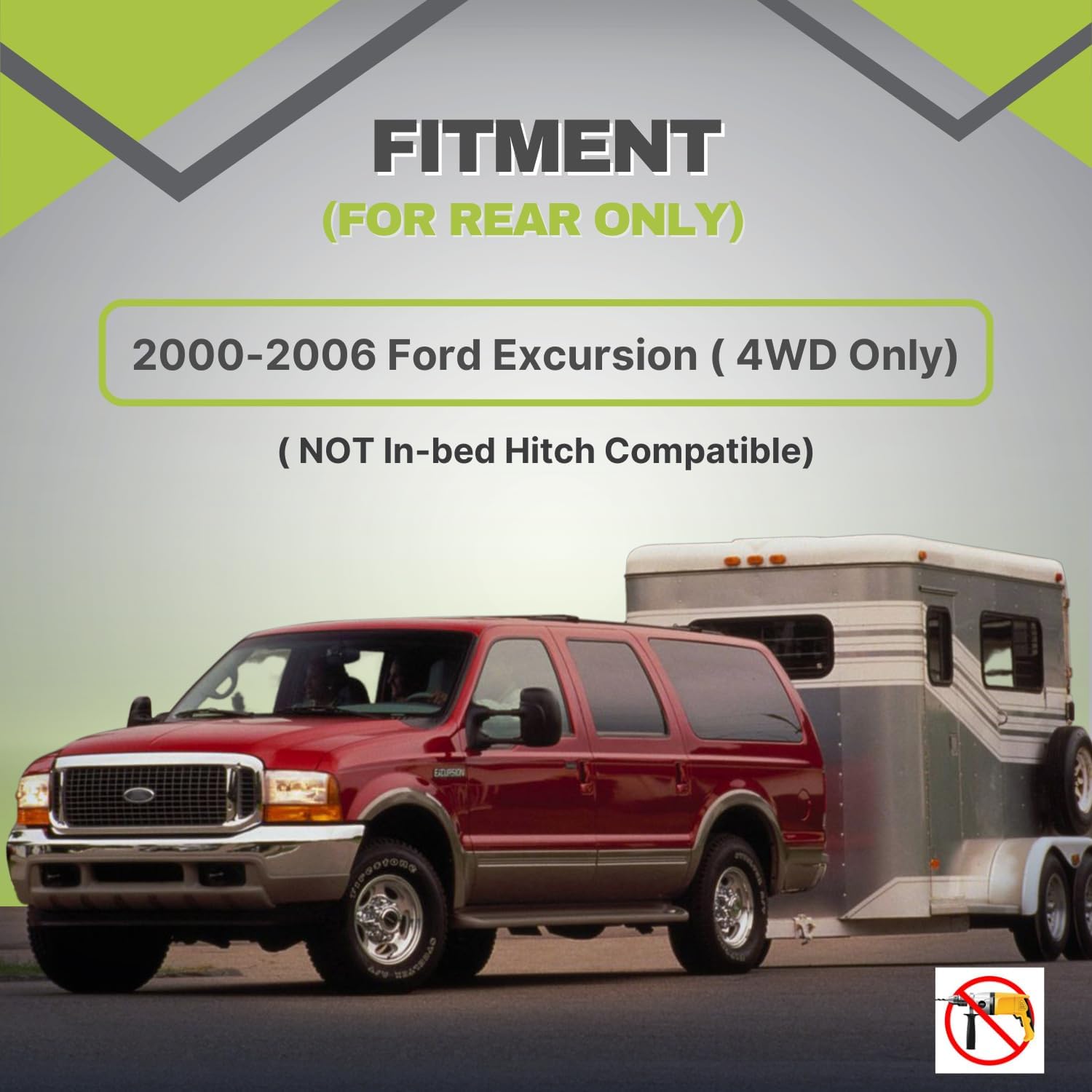 6,000 Lbs Rear Air Bags Suspension Kit for 2000-2006 Ford Excursion 4WD only Truck Towing, Replacement for Firestone 2251 Ride Rite Airbags for Trucks Rear Suspension