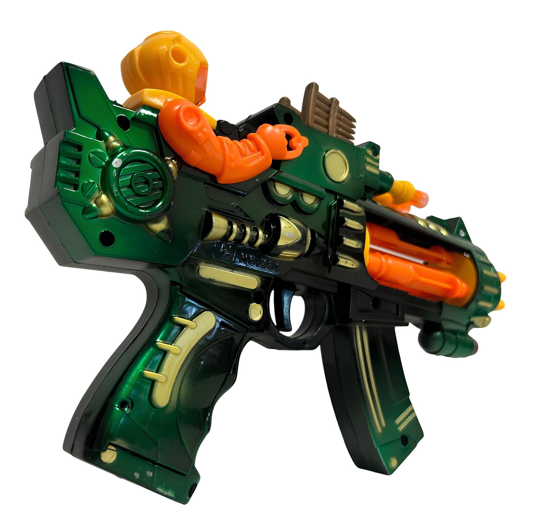 Mitra Giocattolo con Luci e Suoni cm 25 Fucile Giocattolo Bambini Mitra Pistola Giocattolo Mitra M4 Gioco con Luci e Suoni Mitragliatrice Giocattolo per Bambini a Batteria Gioco Fucile Mitragliatore