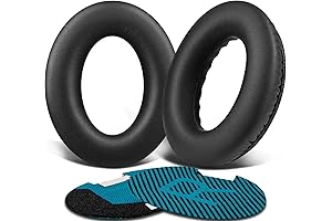 Headset Ear Cushions, Super Soft Protein Leather Earpads Replacement for Bose SoundLink Around Ear Series