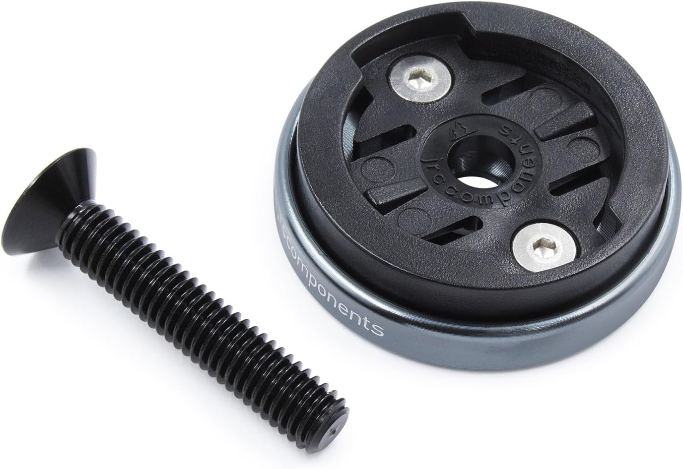 JRC Components Enkei Top Cap Bike Stem Mount | Compatible with All Models of Wahoo Elemnt GPS Devices | Lightweight CNC 6061-T6 Aluminium Body | Suitable for use with 1 1/8" Headset - Black