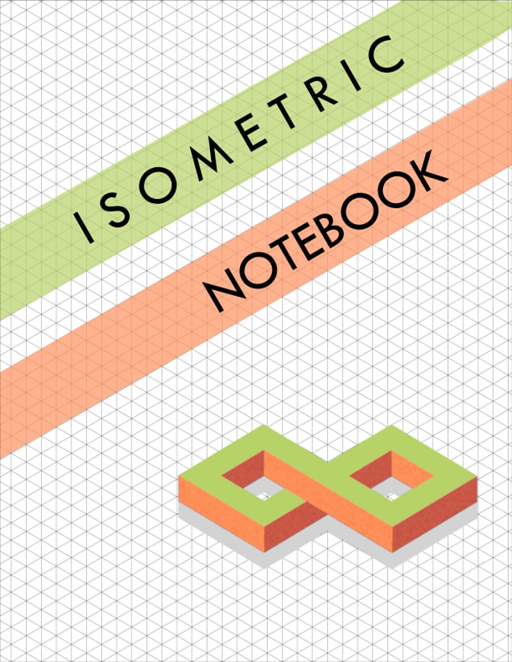 Isometric Notebook: Isometric Graph Paper Notebook - Drawing Pad 100 Pages 8.5x11