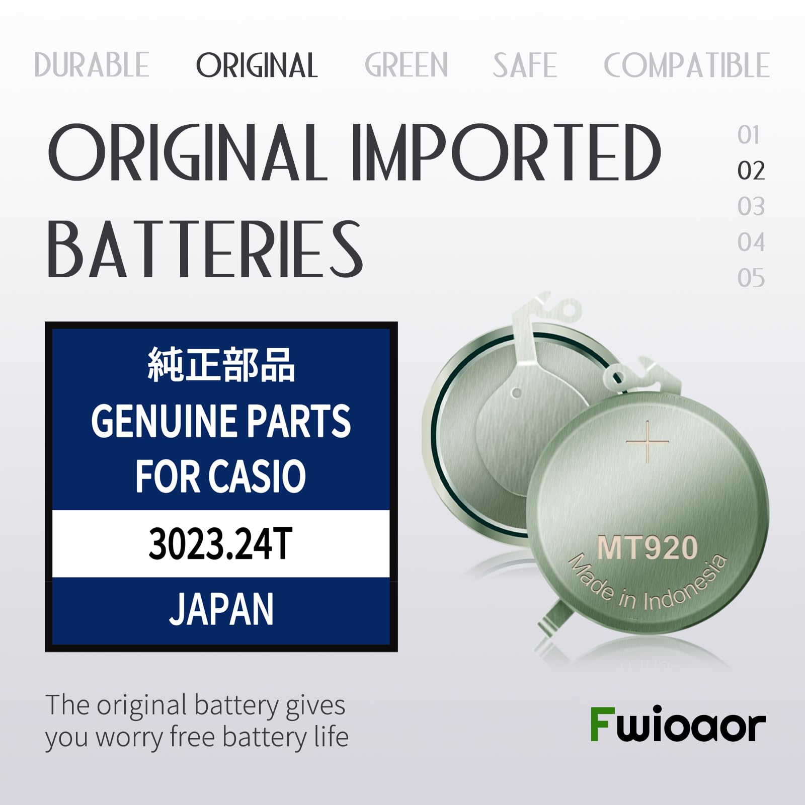 Amazon.co.jp: Fwioaor Panasonic 3023.24T 3023-24T MT920バッテリー