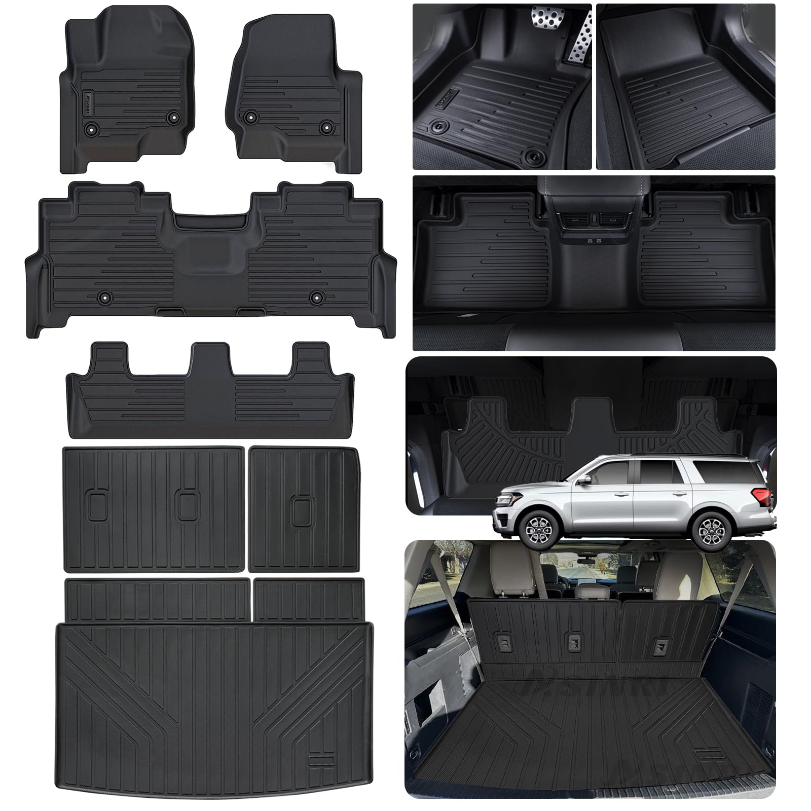 ASINRI Expedition MAX 8-Seater Floor Mats