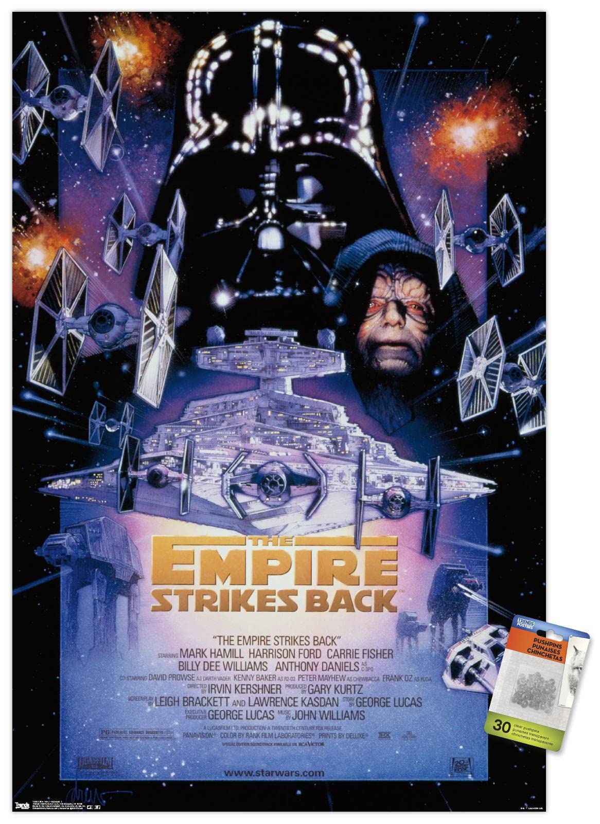 Amazon.co.jp: スターウォーズ: 帝国の逆襲 - 1シート壁ポスター