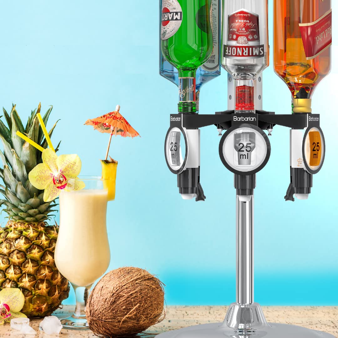 Lot De 4/6 Bouteilles D'alcool Doseur De Boisson Bar Butler Maison Bar