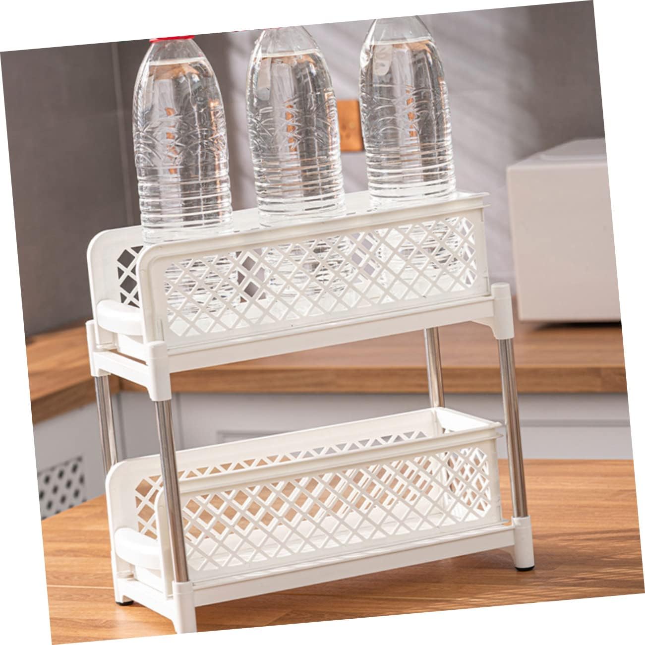 Professional Bathroom Shelf Organizer Multi Function Under Sink Storage Rack Bathroom Supply Organizer for Home Saving Design for Neat