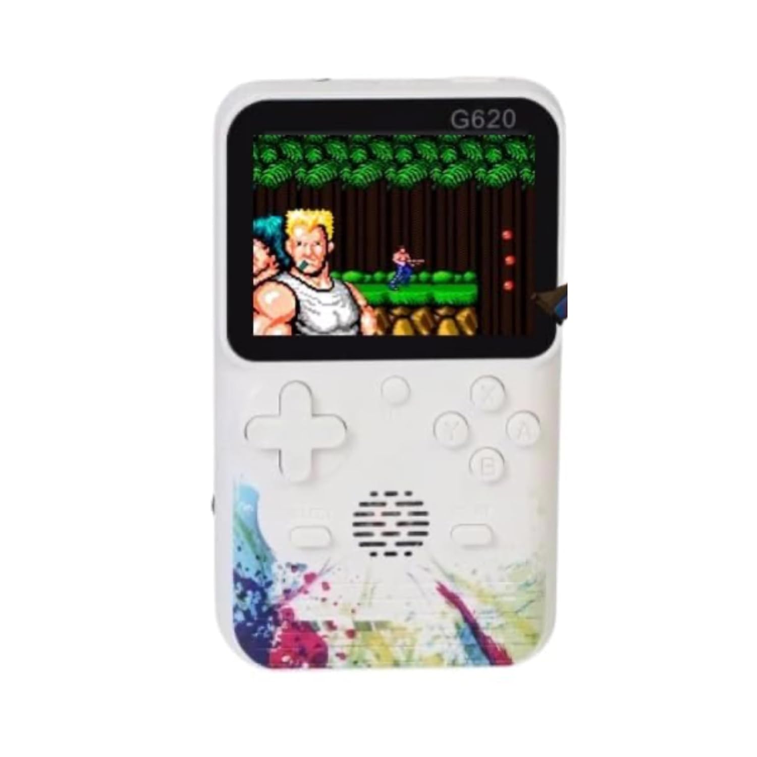 Like Star® G620 Video Game for Kids 500 in 1 Retro Game Box with 3 in Display , Handheld Game Box with TV Output Can Play On TV, Games Like Contra, Tank Etc. (White) Like Star® G620 Video Game for Kids 500 in 1 Retro Game Box with 3 in Display , Handheld Game Box with TV Output Can Play On TV, Games Like Contra, Tank Etc. (White)