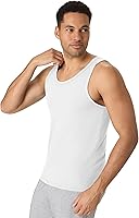 Vista 3 de Hanes Camiseta sin mangas Originals de mezcla triple para hombre, Camisetas sin mangas ligeras para hombre, Camiseta tipo tank sin mangas