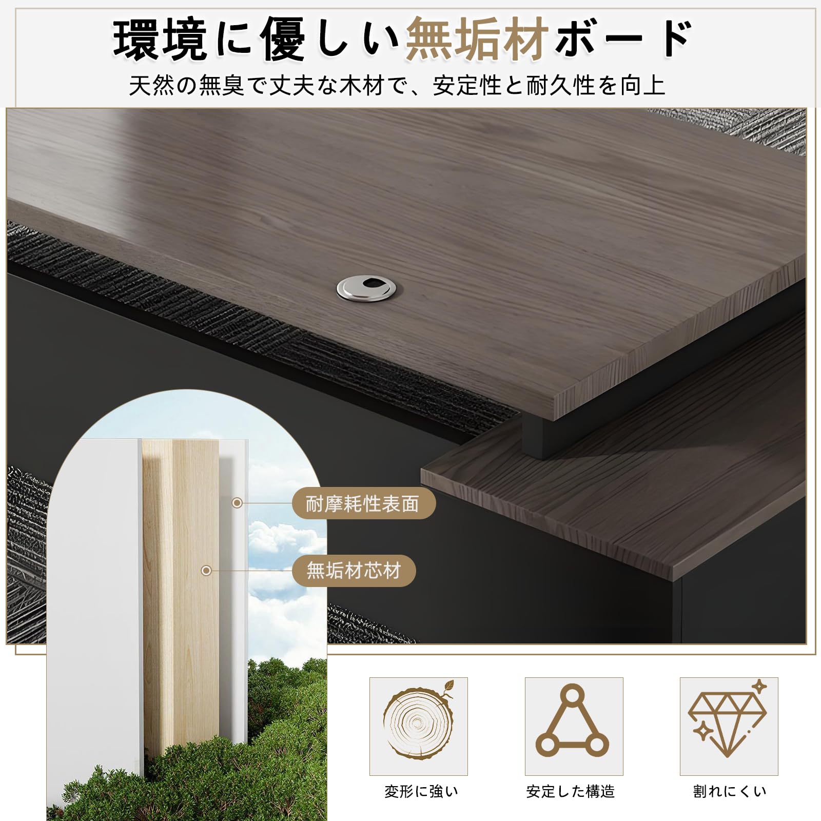 Amazon | 法人様向け 社長デスク L型エグゼクティブデスク 大型