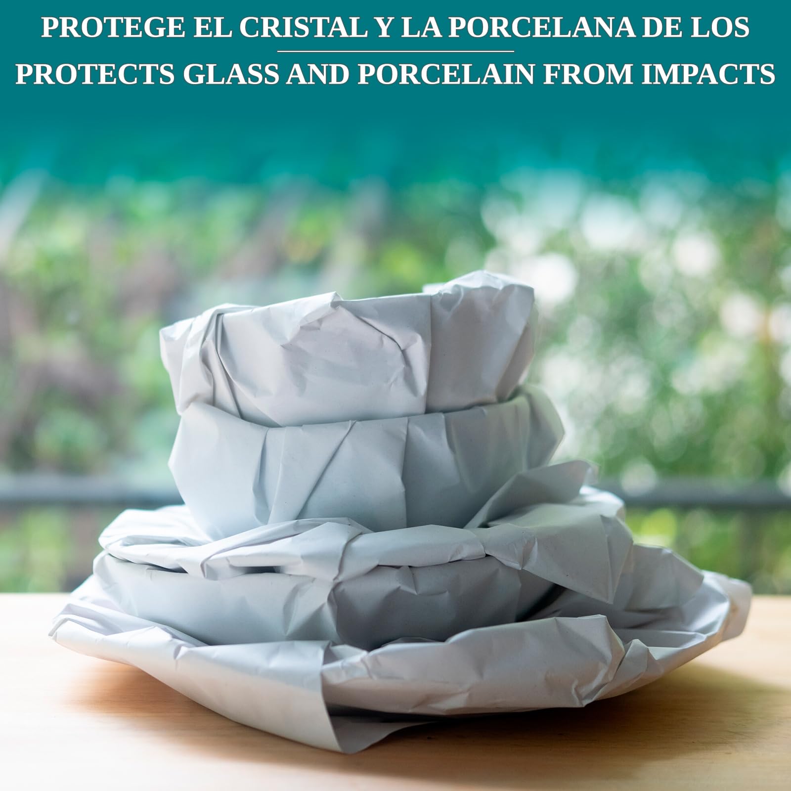 Papel de Embalaje blanco - 900g - Papel periodico reciclados para cajas carton mudanza, burda patrones, bocetos y dibujos/cajas para mudanzas/cinta embalar/manta mudanza