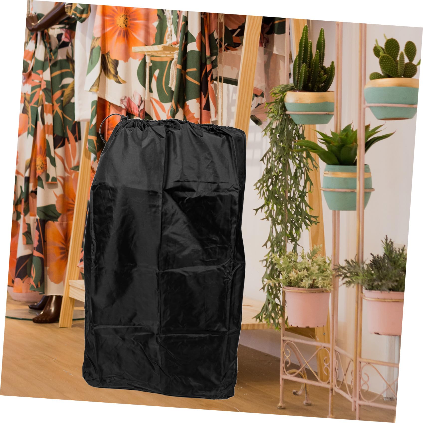 TOYANDONA Borsa da Viaggio per Passeggino Aereo, Nero, in Nylon | Adatta a Molti Passeggini, per Viaggio e Controllo al Gate, Doppie Tracolle, Chiusura Coulisse