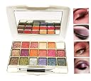 volo All In One Makeup Kit (1 Pc Lipstick,1 Eye Shadow, 12 pcs Makeup Brushes,1 Eyeliner, 1 Kajal, 1 Pouch) Set of 17 Pcs (silver) gallery image