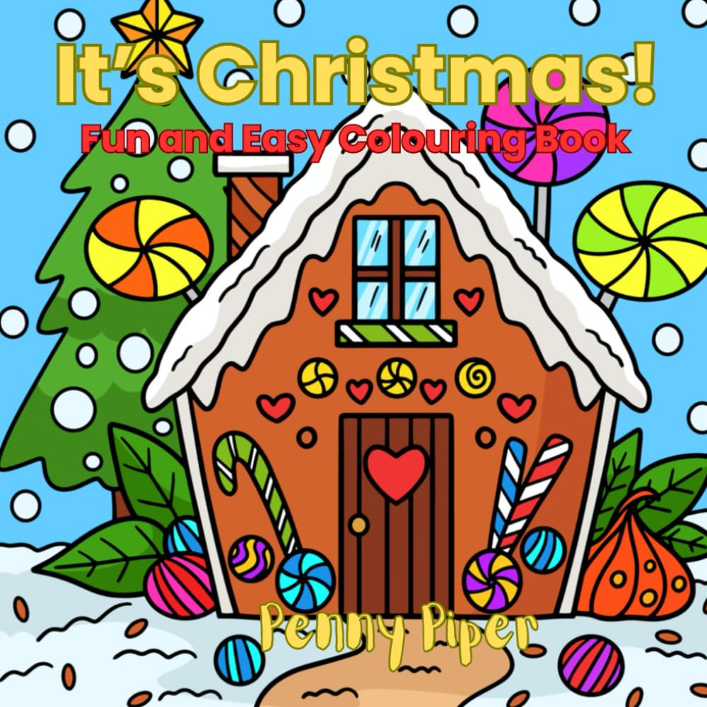 It's Christmas!: Fun and Easy Colouring Book