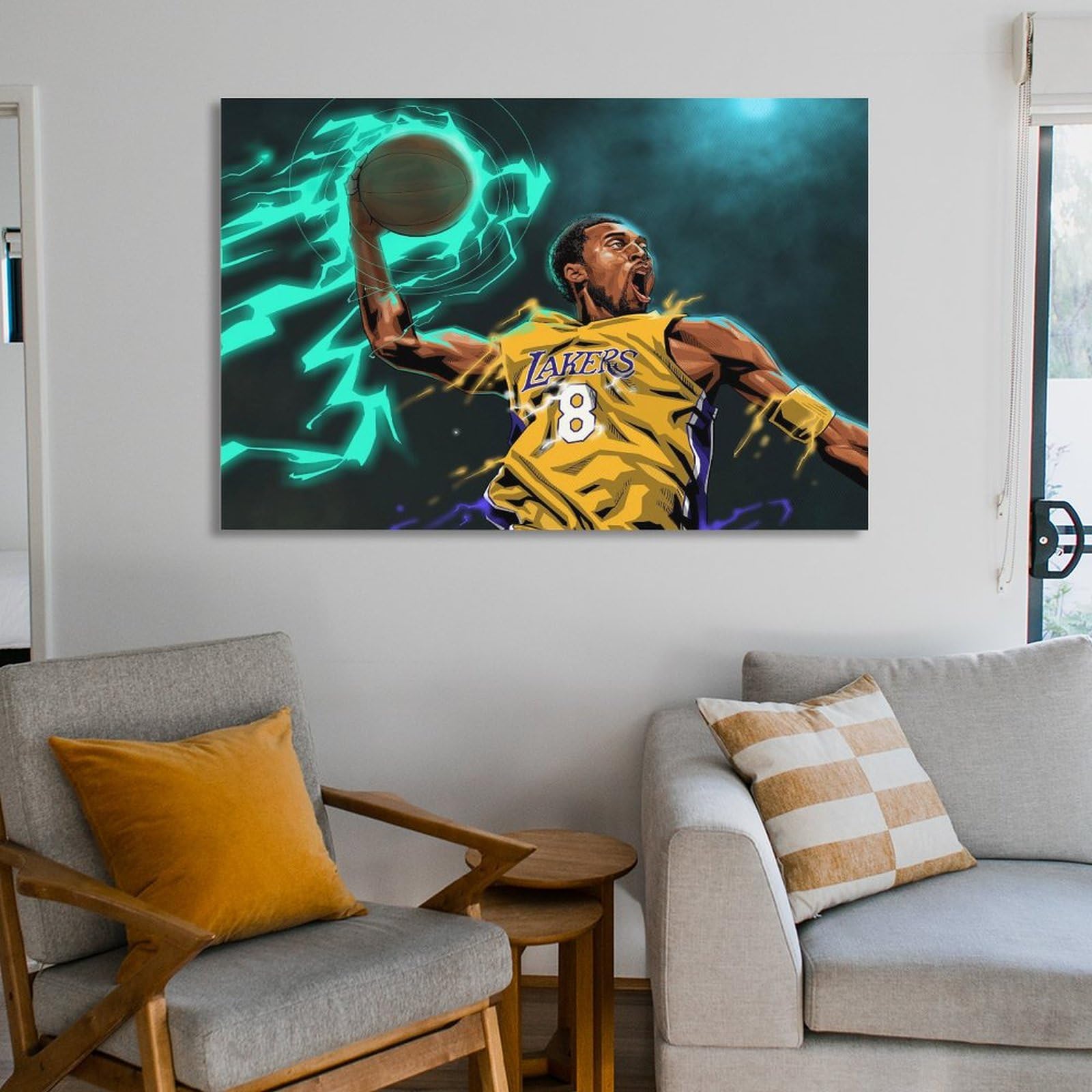 創意的なコービーのジェームズのジャージ発光する星のランプは装飾品を挂けます 創意的なコービーのジェームズのジャージ発光する星のランプは装飾品を