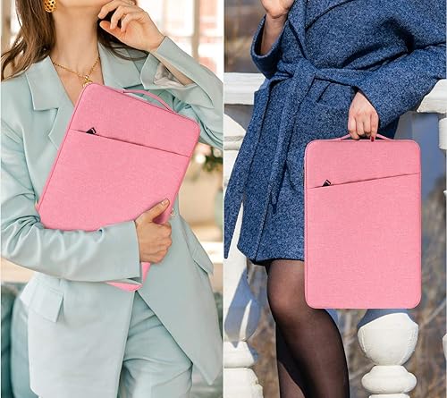 Miniatura 7 de Funda impermeable para laptop de 15.6 pulgadas para mujer, para Lenovo ideaPad 3iideaPad 1, ASUS VivoBook Go, Dell Inspiron, color rosa