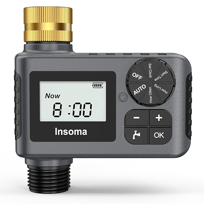 升级版喷头定时器 带黄铜旋转节水灌溉定时器户外园艺用水控制