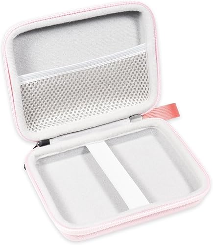 Miniatura 4 de alltravel Liene - Estuche para impresora fotográfica Liene de 2 x 3 pulgadas, mini impresora fotográfica instantánea portátil a color (rosa)