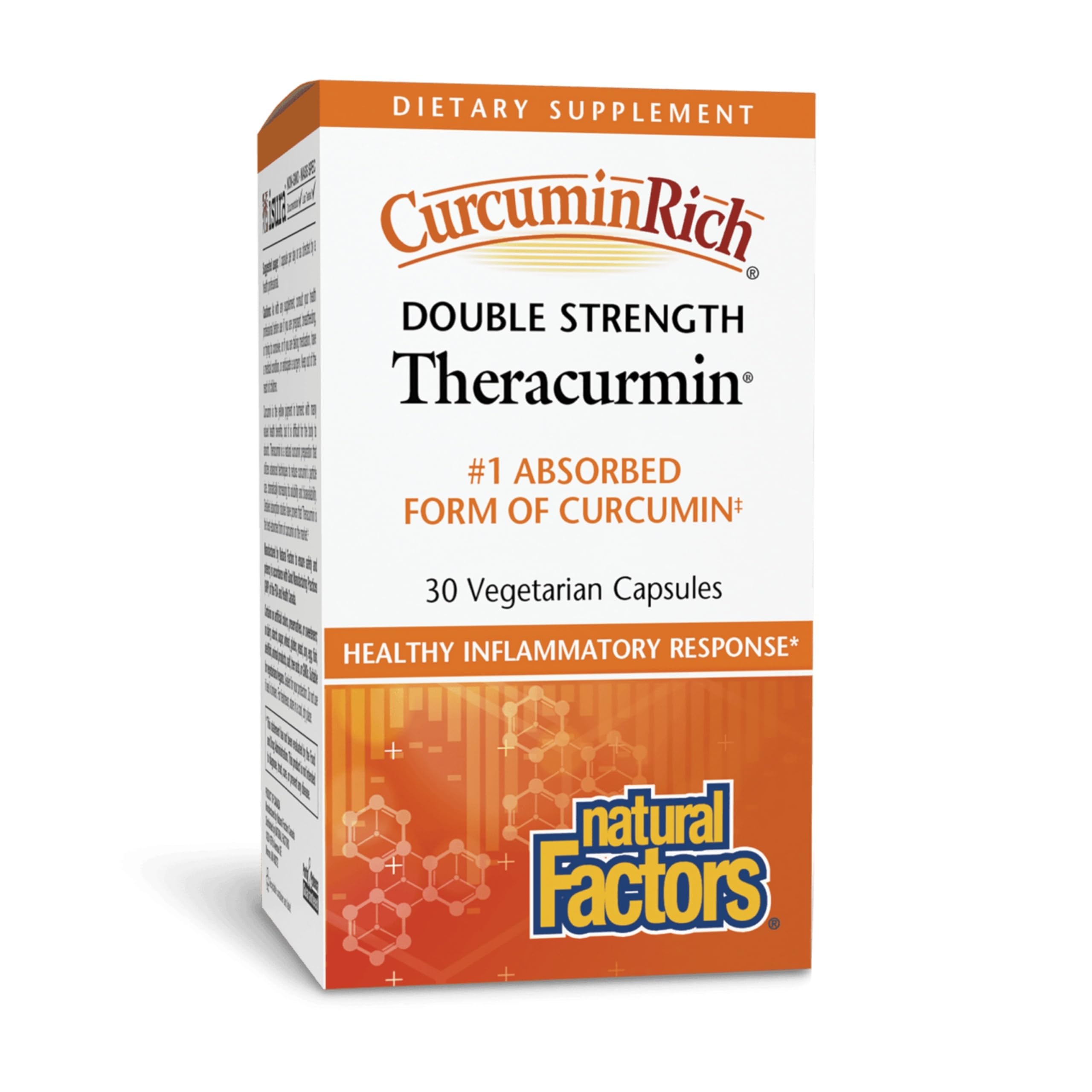 Natural Factors 60mg CurcuminRich Theracurmin 30 Vegetarian Capsules