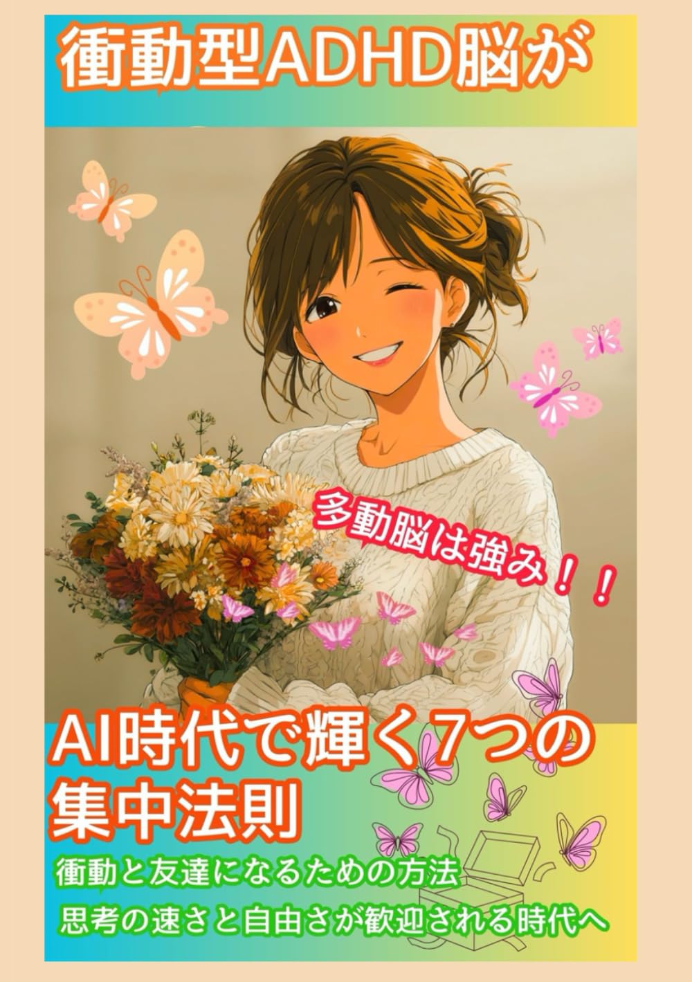 衝動型ADHD脳がAI時代で輝く7つの集中法【多動脳】【発達障害】