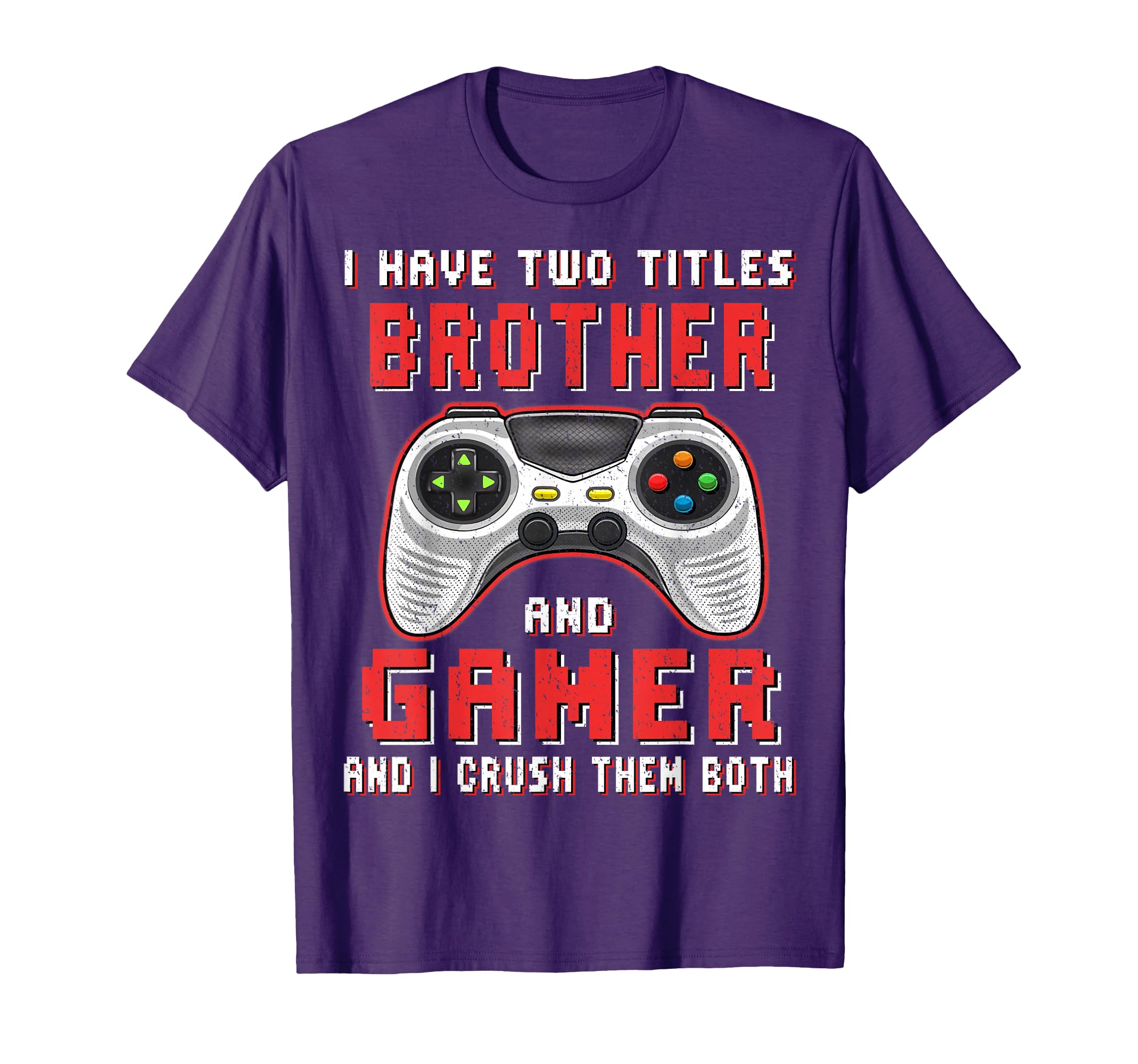 Funny Gamer Vintage Video Games For Boys Brother Son T-Shirt