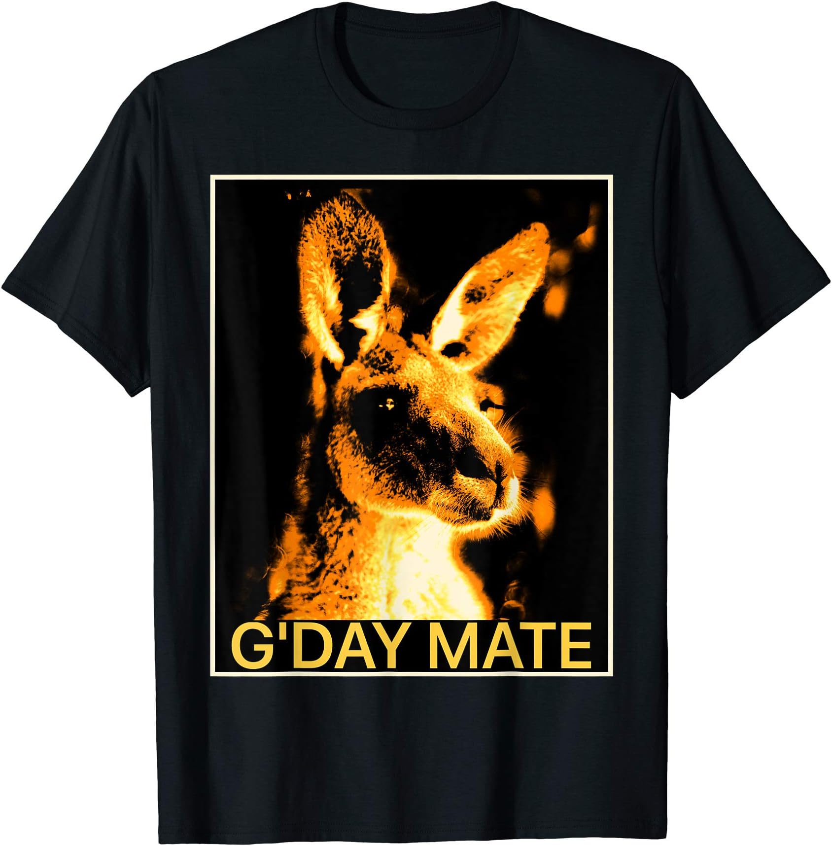 Australia G'Day Mate Shirt Funny Kangaroo Australian Symbol T-Shirt