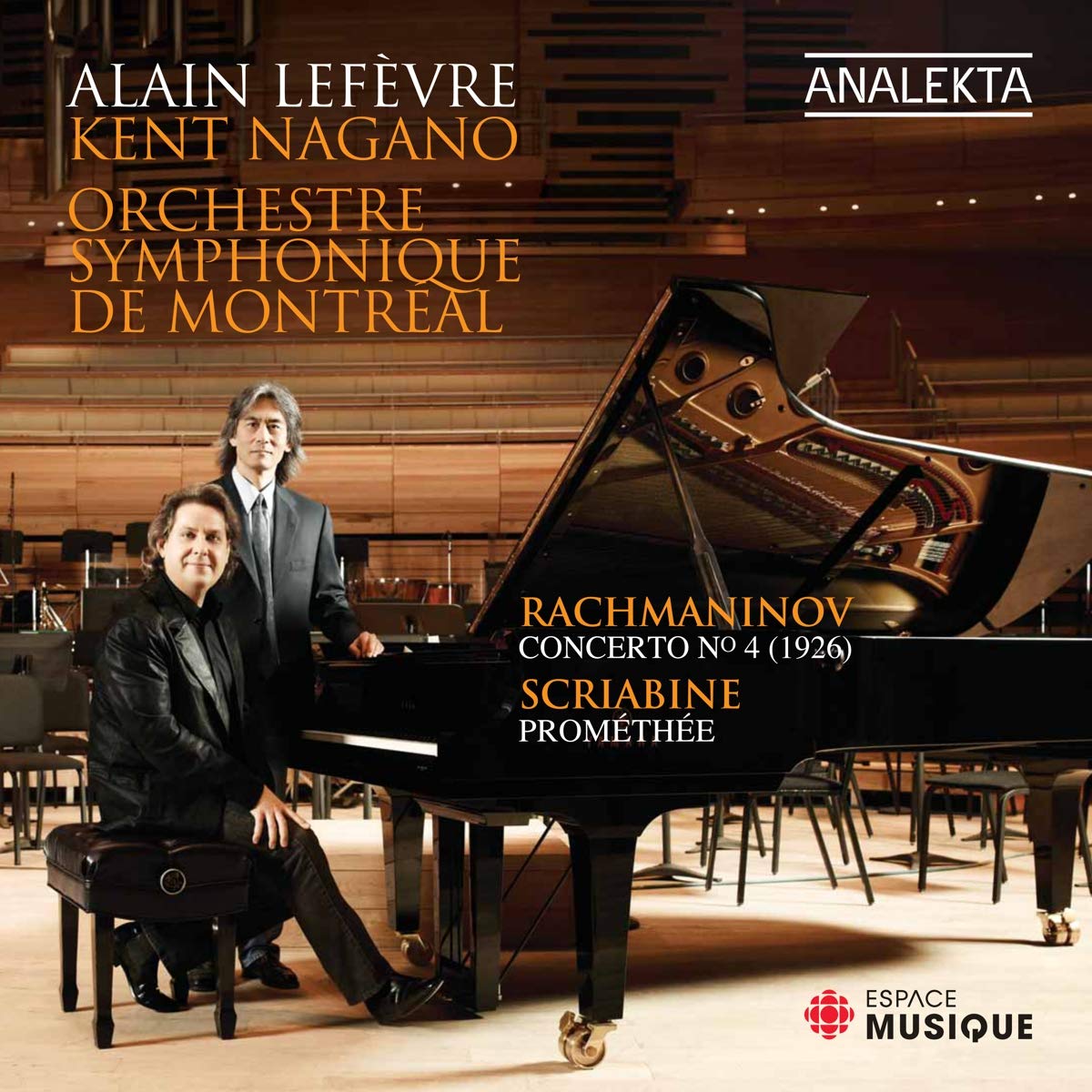 Rachmaninov, Piano Concerto No. 4 Op. 40 (Original 1926 version) / Scriabin: Prometheus [Audio CD] Alain Lefèvre; Kent Nagano and Orchestre Symphonique de Montreal