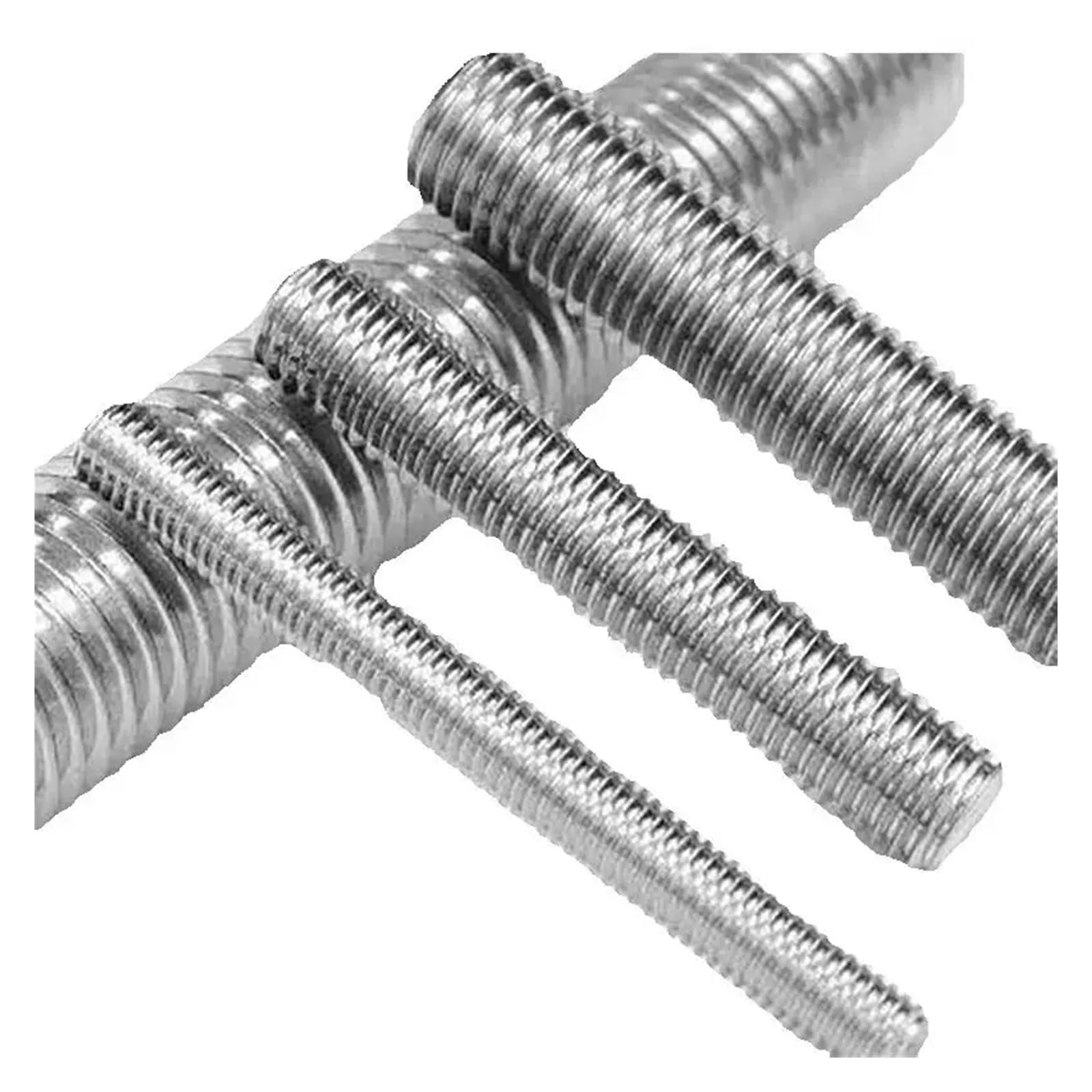 M3 M4 M5 M6 M8 M10 M12 M14 M16 M18 M20 Varilla roscada completa Varillas roscadas totalmente métricas Tornillos Perno de acero inoxidable 304 Espárrago(M12 (1pc),Length 1000mm)