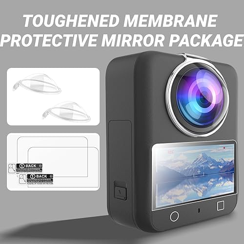 Miniatura 5 de Protector de lente compatible con DJI Osmo 360, protectores de lente transparentes para osmo 360 con protector de pantalla de lente para DJI Osmo