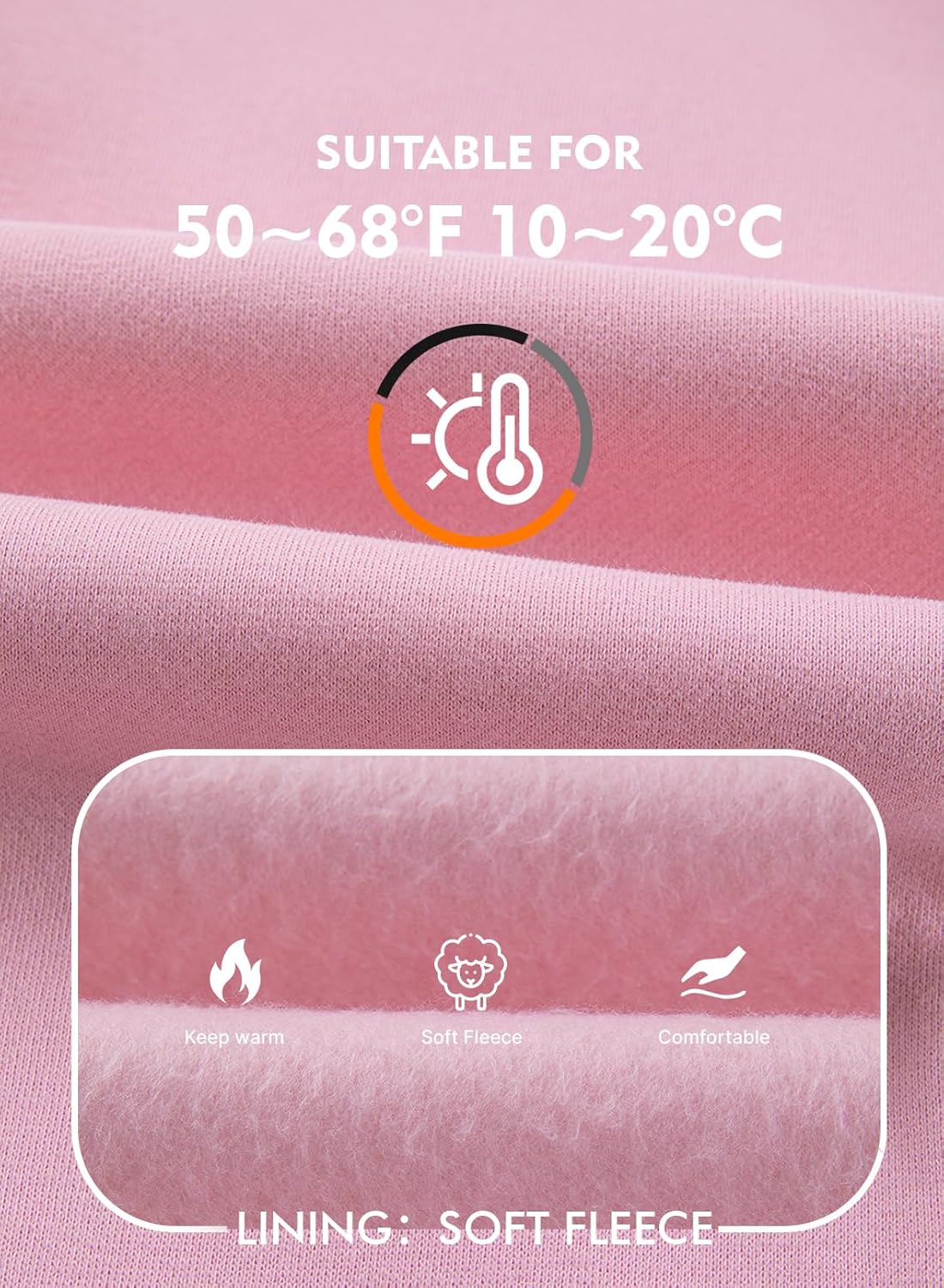 Herseas Women's V Crossover Waist Sweatpants Baggy Y2K Jogger Pants Wide Leg Fleeced Lounge Pants - Image 5