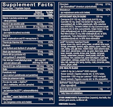 Vthrive The Vitamin Shoppe Bioactive Multivitamin, Daily Men's, 30 Capsules