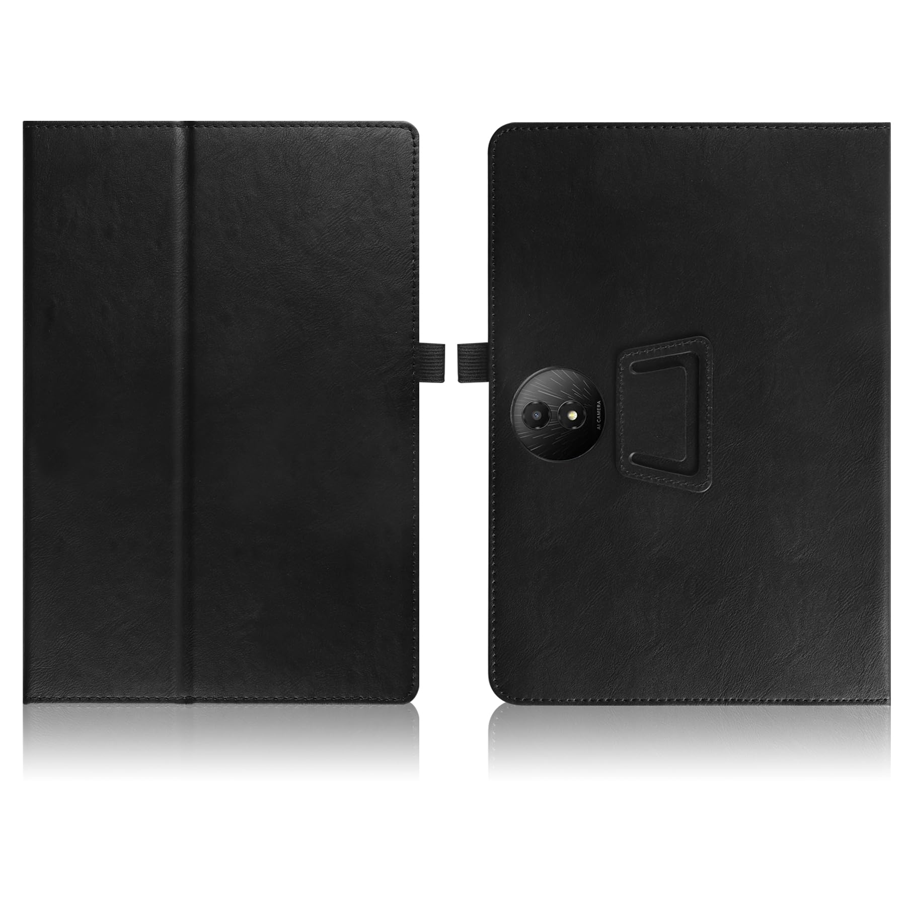 VOVIPO Funda Protectora Compatible con TCL NXTPAPER 11 Plus Tablet 11.5 Pulgadas, Funda Folio de Cuero Premium con función de Soporte y Soporte de lápiz,Noir