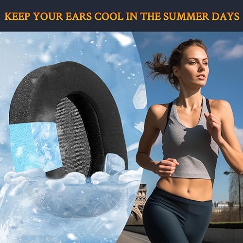 Miniatura 6 de SOULWIT Almohadillas de repuesto de gel refrescante para auriculares SteelSeries Arctis 135Arctis 77+7P7P+7X7X+99XProPrime (no se ajustan a ningún