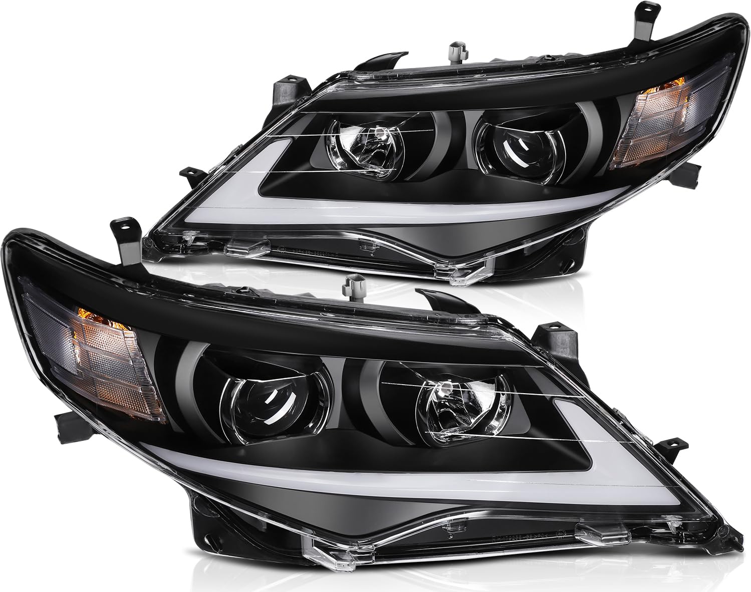 Conjunto De Faros Delanteros De Proyector Compatible Con 7ª