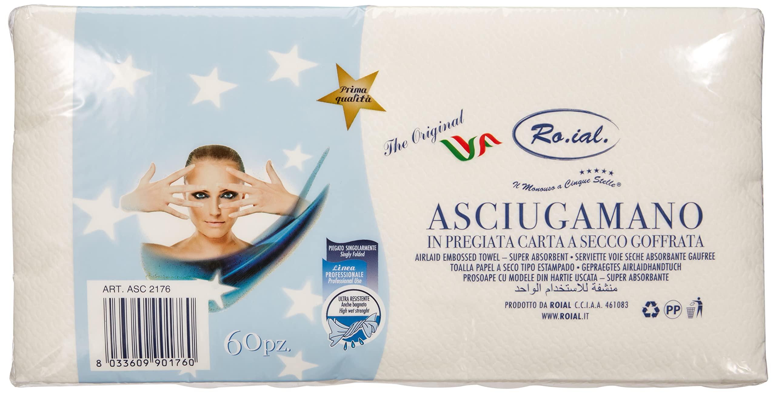 roial 1 Confezione Da 60 Pezzi, bianco, 1 unità, 1
