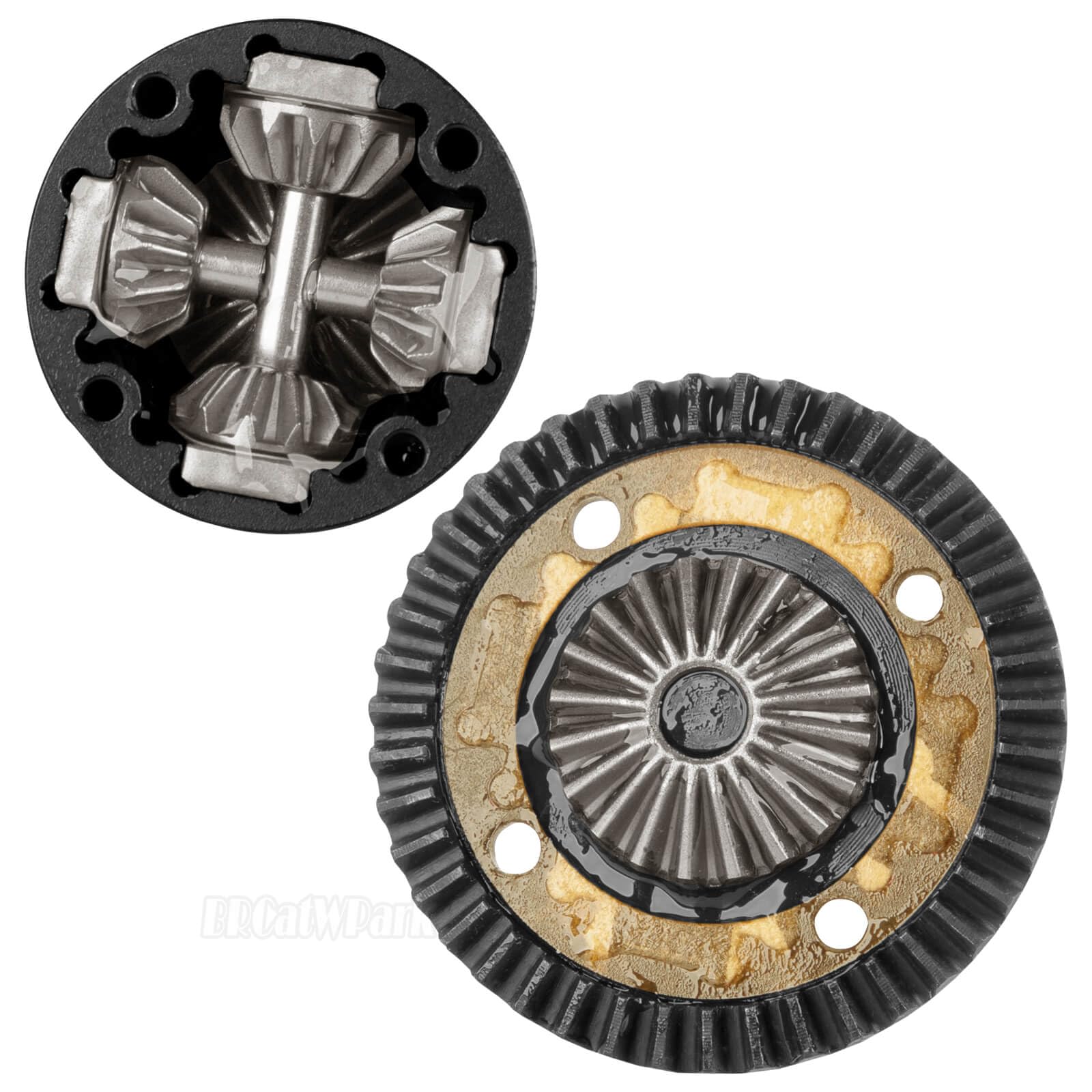 Combo Diferenciales Delantero Y Trasero 43T/10T Para Arrma Limitless 6S BLX, Escala 1:8/1:10