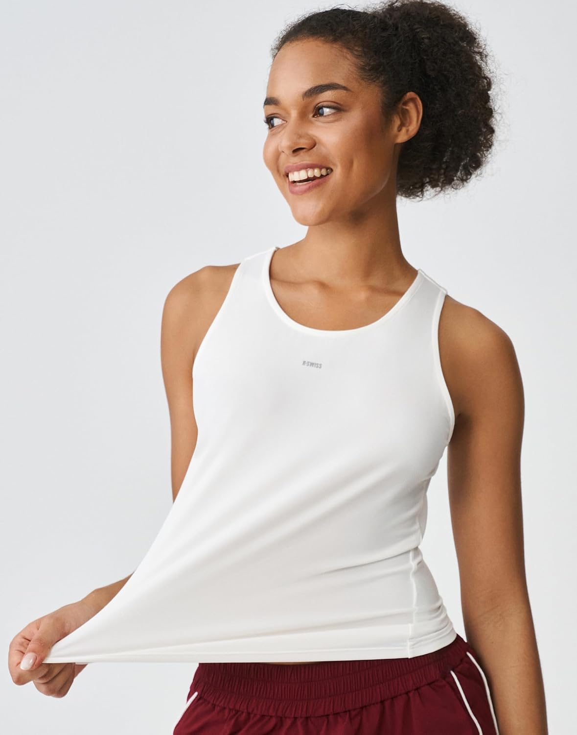 K-Swiss Womens Workout Tank Top - ComDry Performance Sleeveless Breathable Lightweight Tennis Yoga Running Shirts