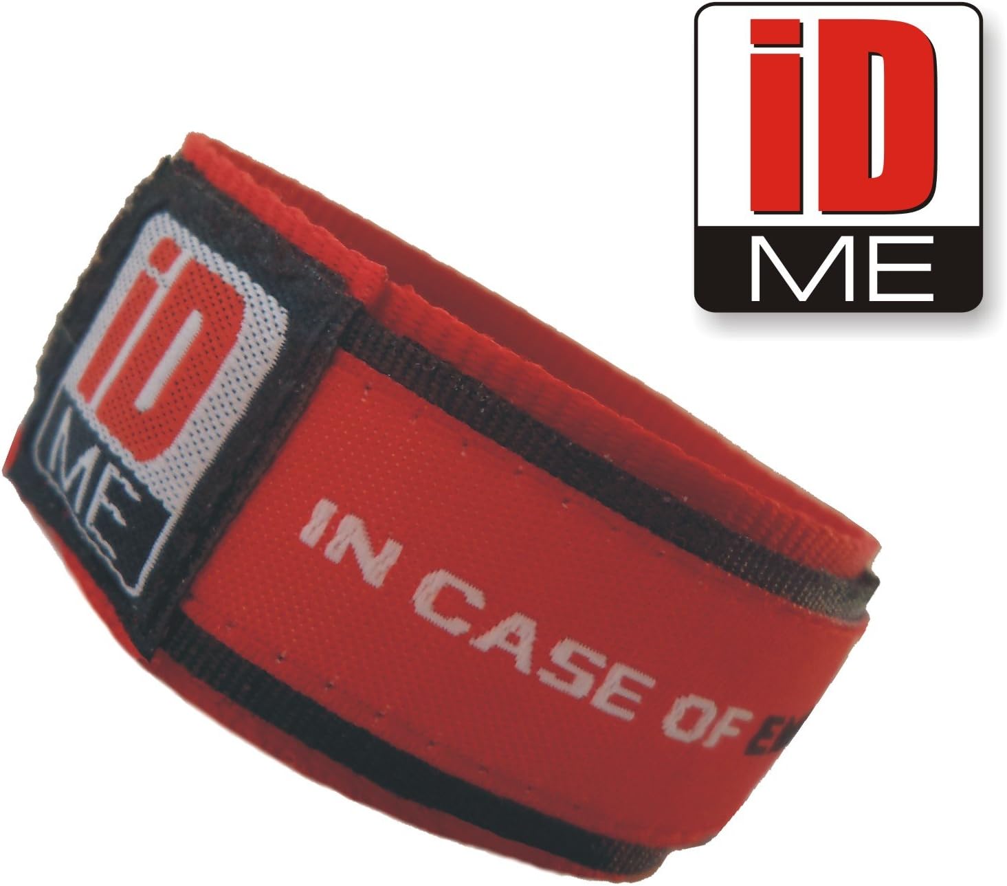 IDme Safety Identity Wristband (Red)