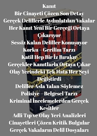 “Gerçek Suç Dosyaları Seti – Cinayet, Kanıt ve Karanlık Vakaları Anlatan 3 Kitaplık Polisiye Koleksiyonu”