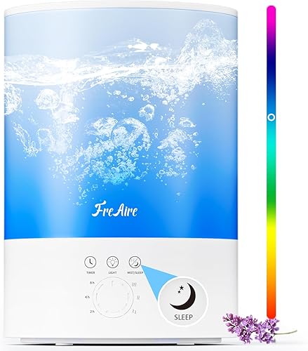 Miniatura 1 de Humidificadores de niebla fría para dormitorio, habitación grande, humidificador de aire inteligente para bebé de 2.5 litros con llenado superior y