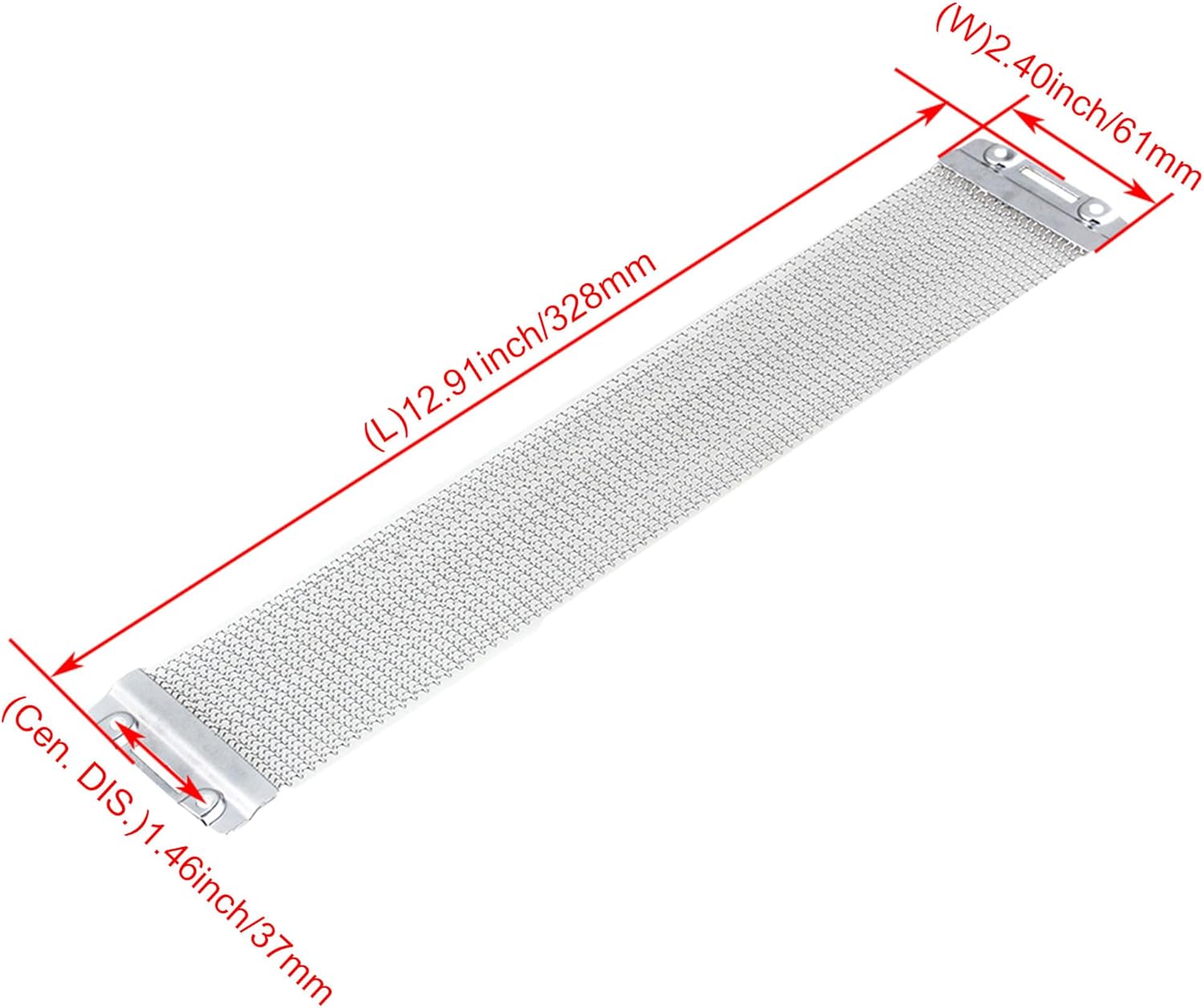 Yibuy 20ピース 14インチ スチールワイヤー 24ストランド スネア ドラム ボックス ドラム パーツに適合