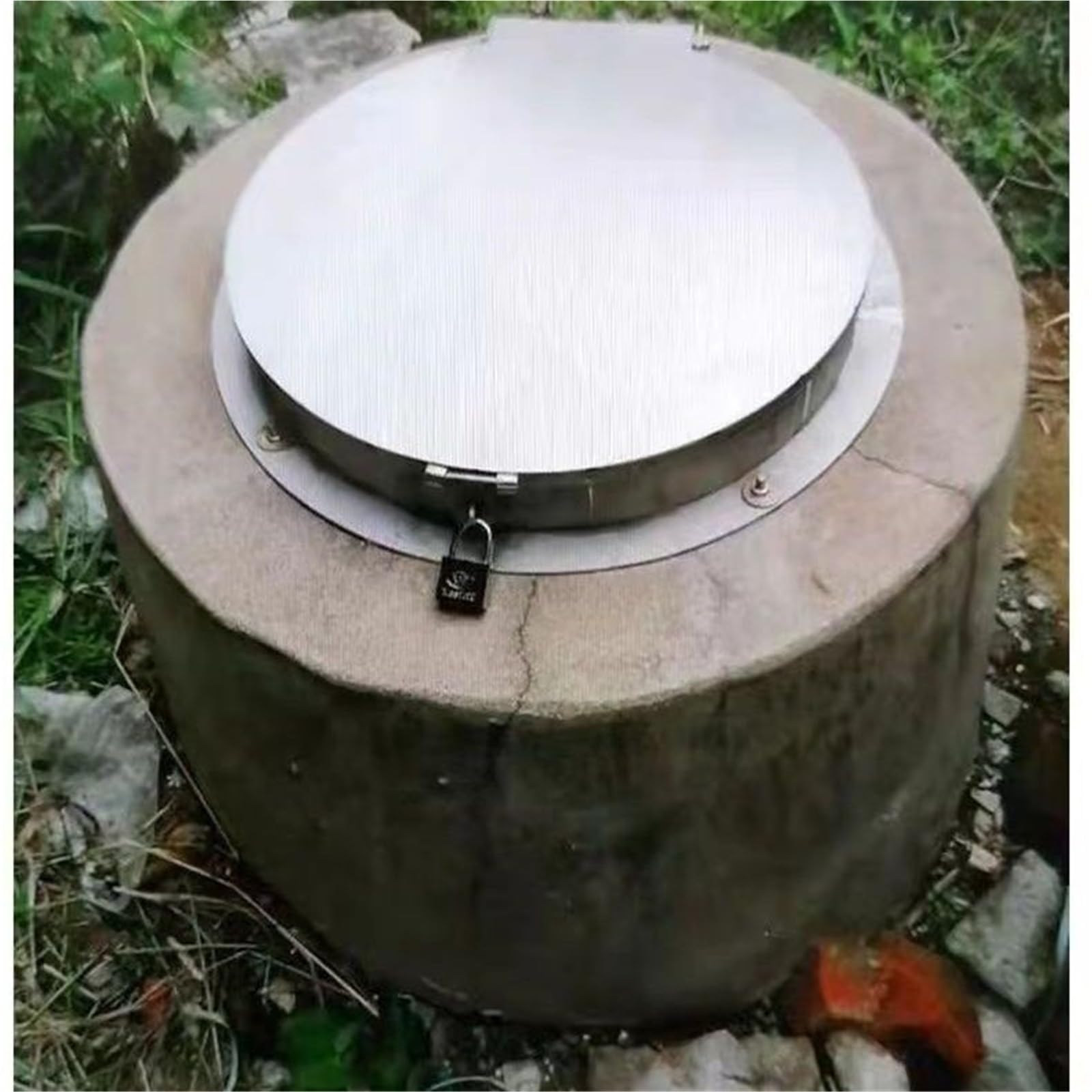 GJMSSMY Recessed Manhole Cover underground access panel driveway cover landscaping cover patio access lid