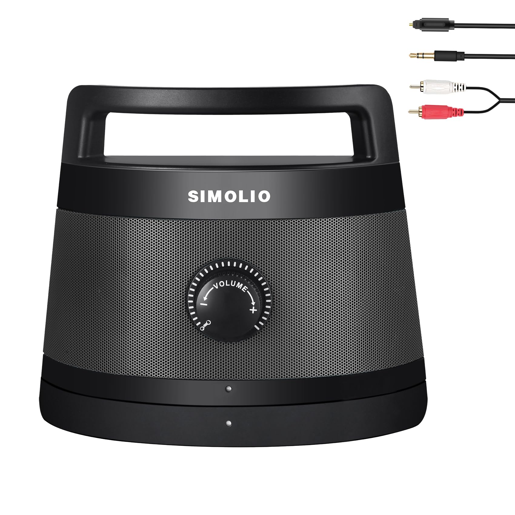 SIMOLIO Lautsprecher für Fernseher, TV Hörverstärker für Senioren Kabellos, Bluetooth Sprachverstärker für Hörgeschädigte, Tragbare Soundbar, Einfache Bedienung, Ersatz für Kopfhörer, TV Besser Hören