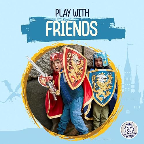 Miniatura 5 de Liontouch - Casco Noble Knight para niños, azulrojo Edad 3-8 años - Talla única Juguete medieval de simulación en espuma para niños Accesorios de