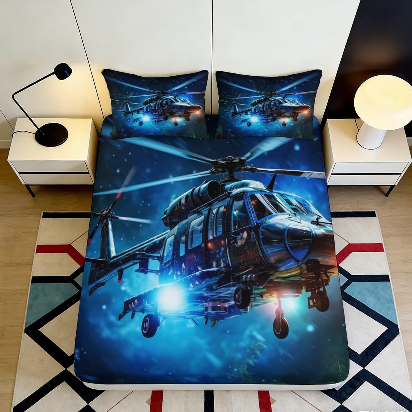 3D Printed Hamster Pattern Fitted Sheet Microfiber Deep Pocket Non-Slip Bedroom Bedding for Adults Hamster Mattress Fitted Cover Washable 160x200x25cm