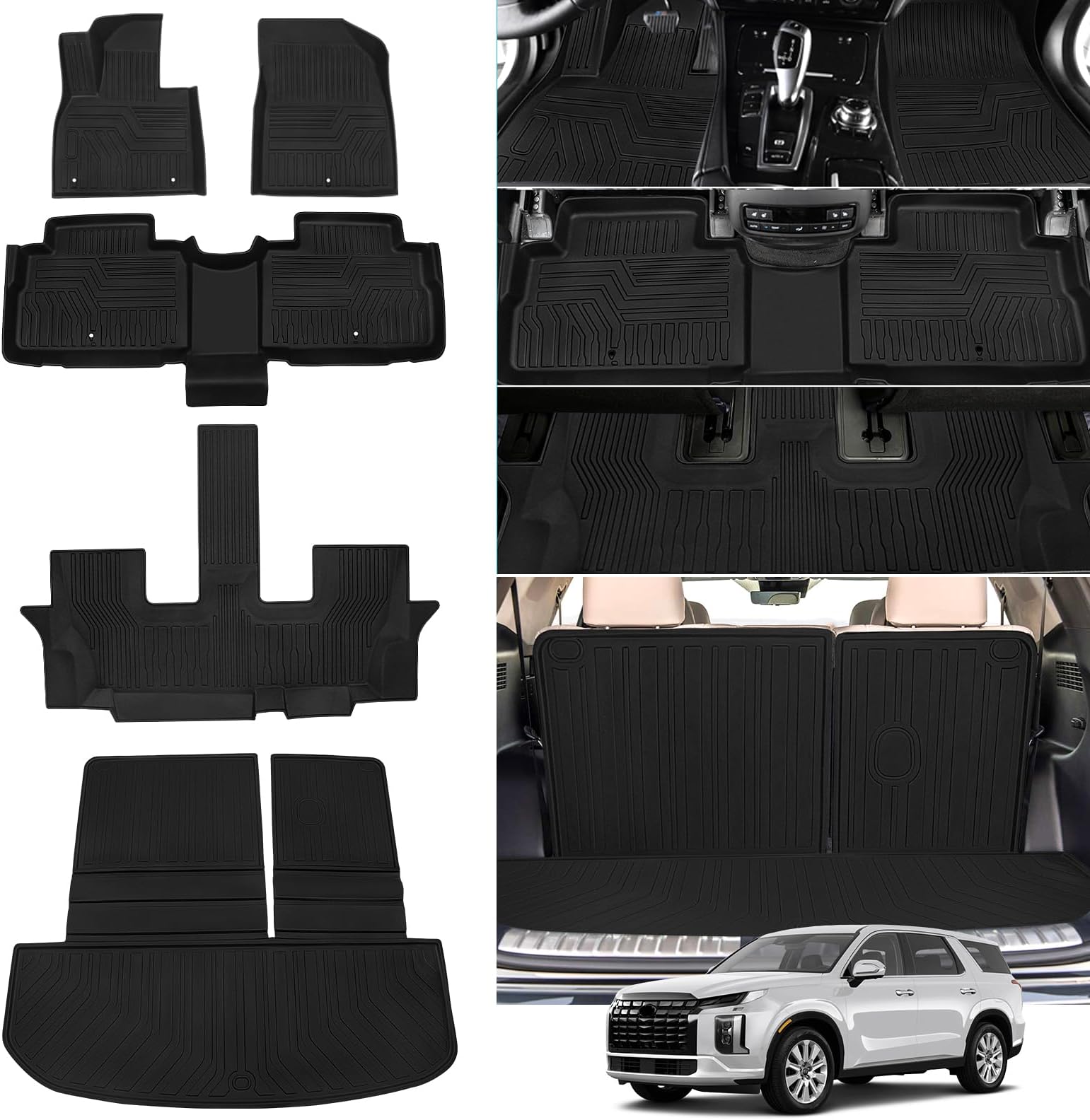 Amazon.com: Rilsen Fit Hyundai Palisade 2020 2021 2022 2023 2024 2025 ...