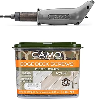 MARKSMAN Edge, Deck Screw Guide for Fastener Free, No Gap, Deck Surface Installation (Marksman Edge Tool Kit - 200 Sq Ft)