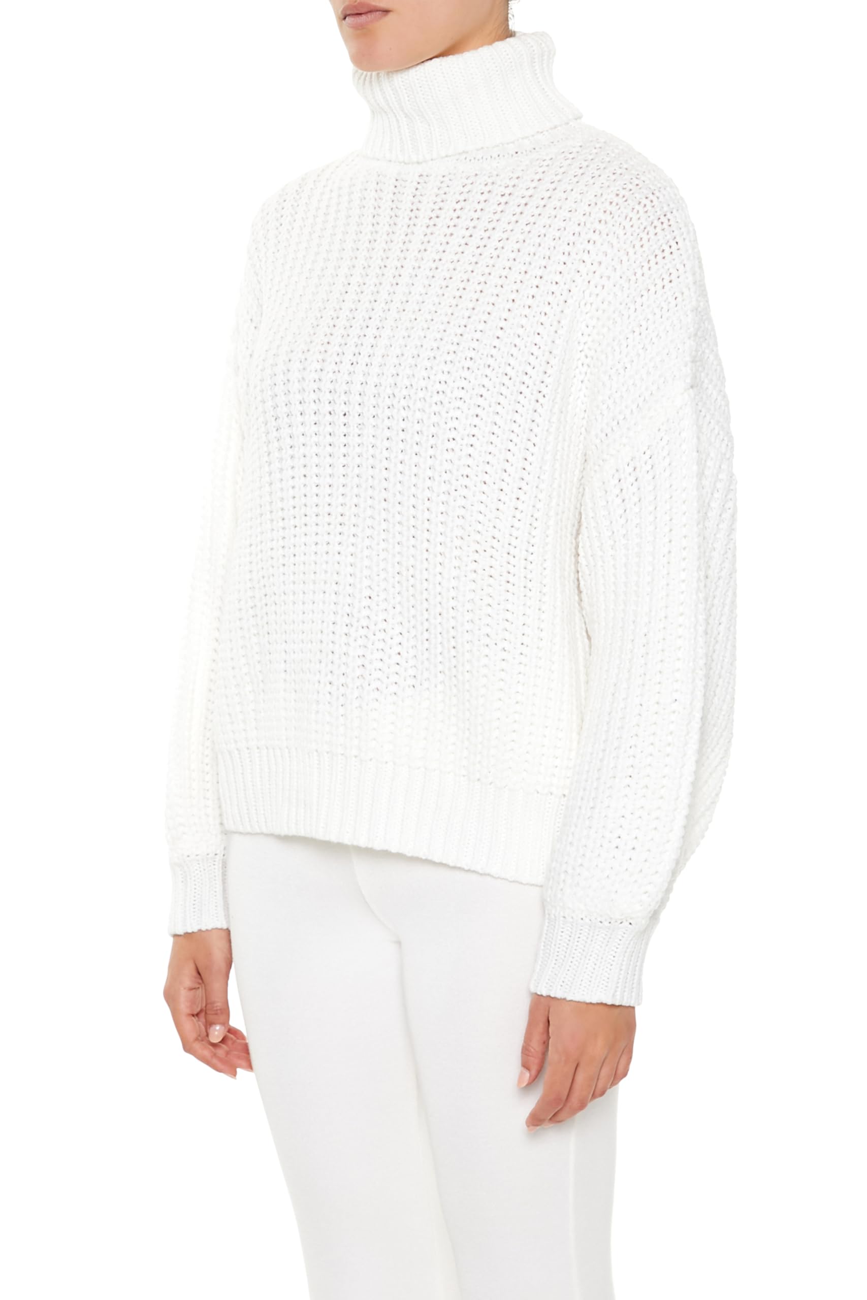 Forever 21 Turtleneck Knit Sweater Maglione Donna
