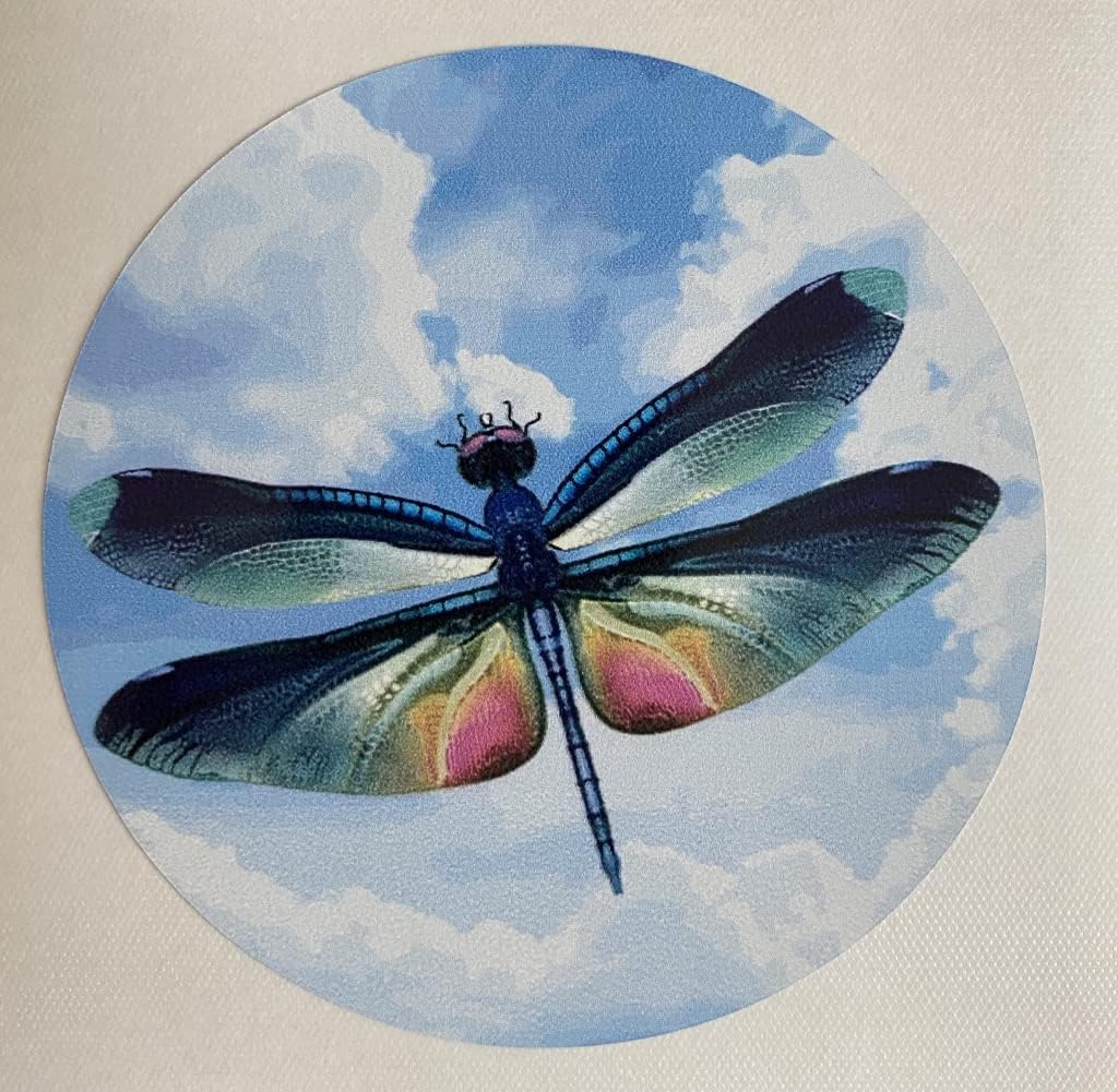 Retractable Screen Door Decals (Stickers) - 6 per Package - Keep Children Safe - Alert Birds, Dogs, Kids - Warn, Protect, Window Safety - Dragonflies