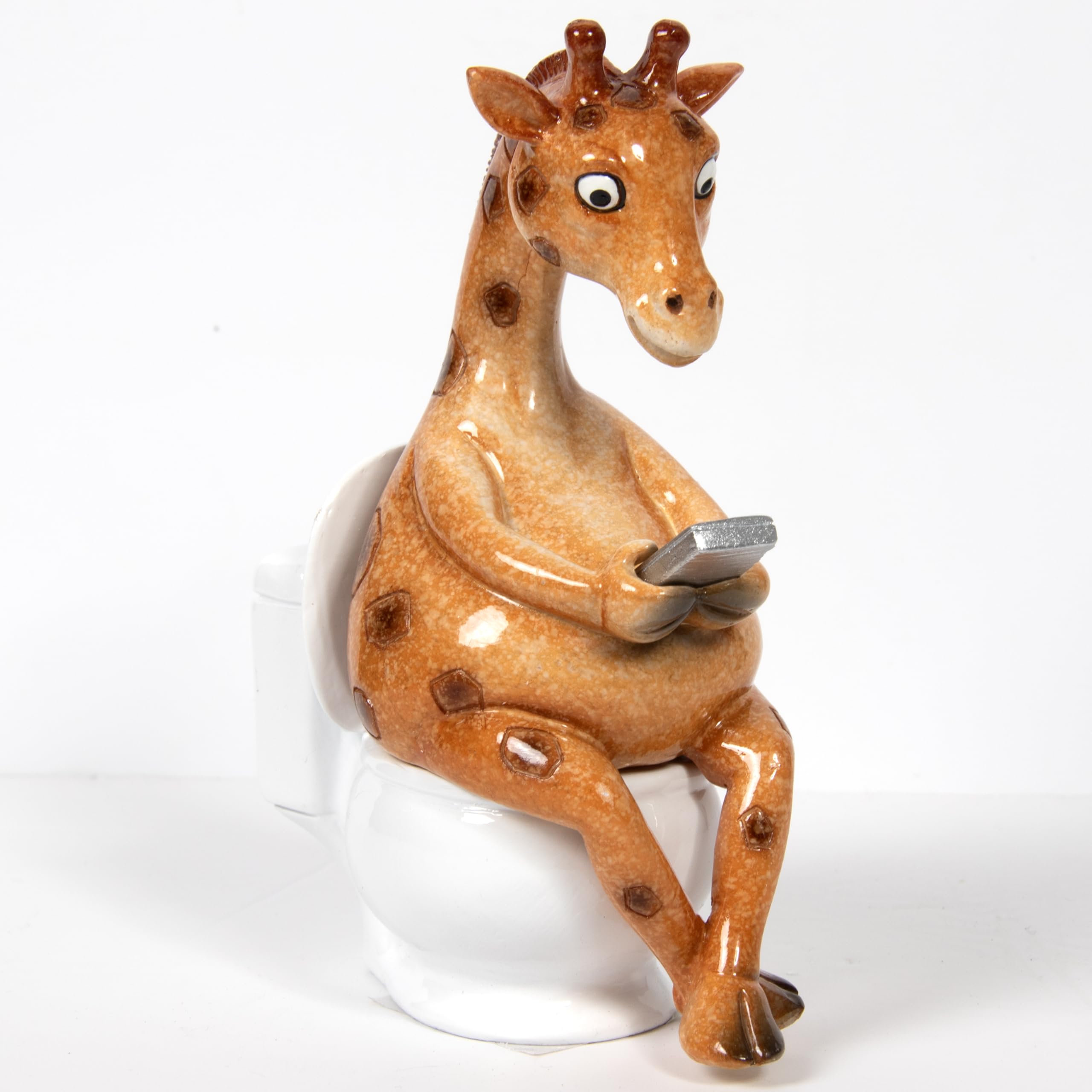Lesser & Pavey Novelty s Giraffe Loo Time Decor Figurine