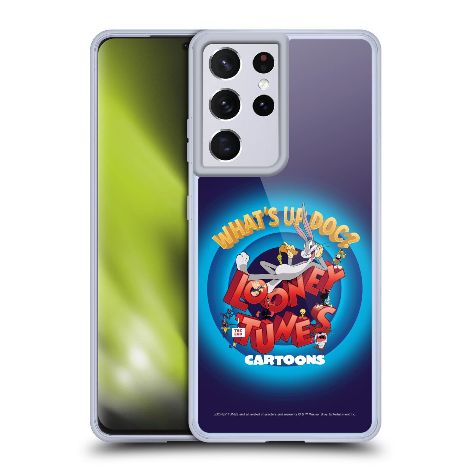 Head Case Designs Officially Licensed Looney Tunes What's Up Doc? Season Gel Case [Military Grade Protection] Compatible with Samsung Galaxy S21 Ultra